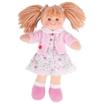 Bigjigs Toys Látková bábika Poppy 28 cm