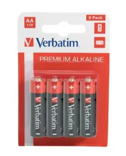 Verbatim 49503 Alkalické batérie AA (8ks) / 1.5V (49503)