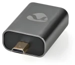 Nedis Adaptér HDMI (F) - Micro HDMI (M) sivá / Adaptér / priamy / pozlátené konektory / hliník (CVTB34907GY)
