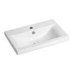 Mereo Vigo, kúpeľňová skrinka s keramickým umývadlom 61 cm, dub Riviera CN321