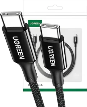 Ugreen Kábel USB-C - USB-C čierna / Kábel USB-C / USB-C (M) - USB-C (M) (20478)