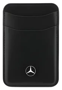 Mercedes PU Leather čierna / Peňaženka / MagSafe / na karty (57983130587)