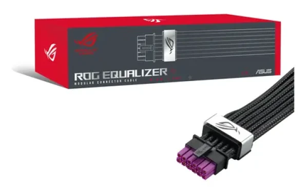 Asus ROG Equalizer čierna / Vyrovnávač napájania GPU / 12V-2x6 / PCI-E 16-pin / 0,75m (90YE00BN-B0QA00)
