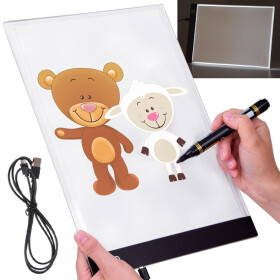 Mamido Kresliaca doska grafický tablet LED pre deti TA0111