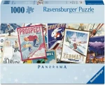 Ravensburger Panoramatické puzzle Staré lyžiarske plagáty