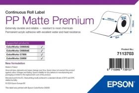 Epson Premium Matte Label 105 mm x 55 m / Etikety / Kontinuálne role / biela / vodeodolné (7113703)