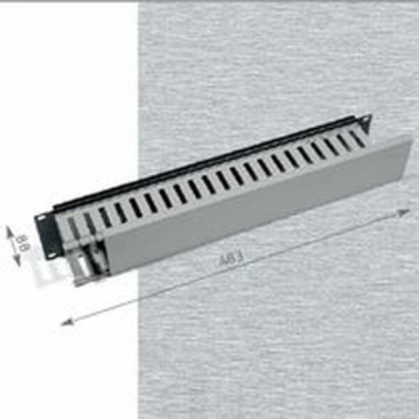 Triton 19 vyvazov. panel 2U jednostranná plast. lišta BK (RAX-VP-X04-A1)