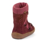 Dievčenské zimné barefoot topánky TEX TRACK WOOL Bordeaux+ G3160251-7 - 35