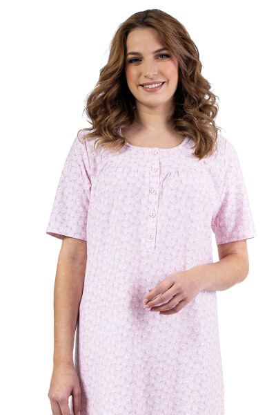Nočná košeľa 013 ružová plus - REGINA Růžová 3XL