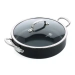 GreenPan Kastról s nepriľnavým keramickým povrchom s pokrievkou Barcelona Pro 30 cm čierna (CC005329-001)