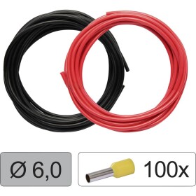 Quadrios 25CW131 jeden drôt, LiFY, 6.0 mm², červená, čierna, 1 sada; 25CW131