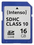 INTENSO 16GB / Pamäťová karta SDHC / Class 10 / čítanie 20 MB/s / zápis 12 MB/s (3411470)