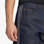 Kalhoty adidas Firebird Adicolor Denim Jeans Mid-Rise Straight Leg Indigo Denim 30