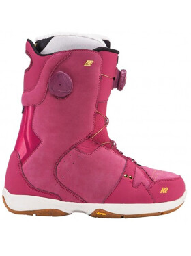 K2 CONTOUR burgundy dámske topánky na snowboard - 40,5EUR