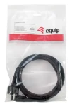 Equip CEE 7/7 - C5 čierny / Napájací kábel / 3 m / 250 V / 2,5 A (112151)