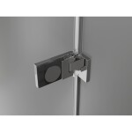 MEXEN/S - Lunar-F sprchovací kút skladacie dvere ľavá 95 x 80, transparent, chróm 836-095-080-01-00-L