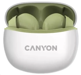 Canyon TWS-5 olivové / slúchadlá s mikrofónom / BT 5.3 / puzdro 500mAh (CNS-TWS5GR)