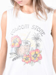 Volcom Stone Hour white dámske bavlnené tielko - M