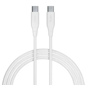 Allity AUC-02 Dátový kábel USB-C/USB-C 1m 60W biela (DATUSBC60WALLWH)