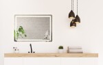 REA - Zrkadlo LED 80x60cm P10407 HOM-02829