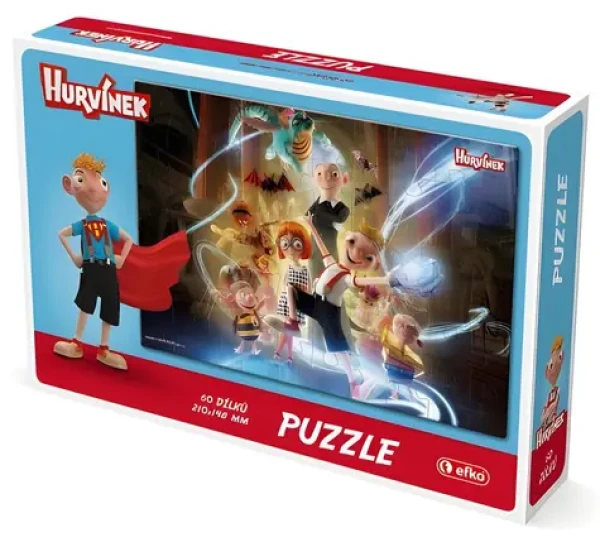 EFKO Puzzle Hurvínek a kúzelné múzeum: Veselá partia