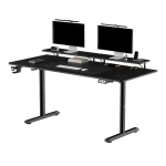 Ultradesk Highlander XXL čierna / Pracovný stôl / elektricky nastaviteľná výška / 160x70 cm / 72-117 cm (UDESK-HGXL-BB)