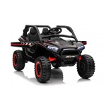 Mamido Mamido Elektrické autíčko Buggy UTV KCK 4x4 čierne 24V | 800W | 50 kg | EVA | LED | 2,4 Ghz | ECO koža