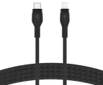 Belkin Flex CAA011bt2MBK čierna / Kábel USB-C na Lightning / 2 m / 15W / MFi certifikácia (CAA011BT2MBK)