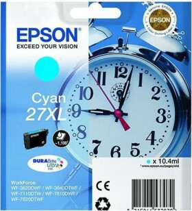 Epson Epson Toner Wf3620 T2712 Xl Cyan 10,4 Ml 27Xl