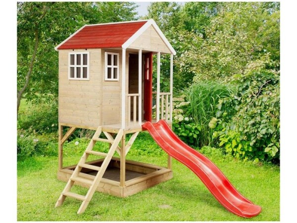 Drevený domček na chôdach – Wendi Toys Frog