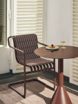 HAY Sedák Terrazza Terracotta bold stripe 82 × 40 cm