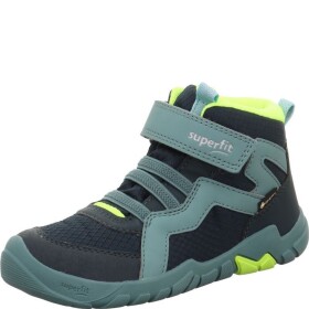 Detská celoročná barefoot obuv Superfit TRACE GTX Green/Yellow 1-006034-7000 - 28