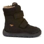 Dievčenská zimná barefoot obuv ZERU TEX WINTER Black, Froddo, G3160240-7, čierna - 38