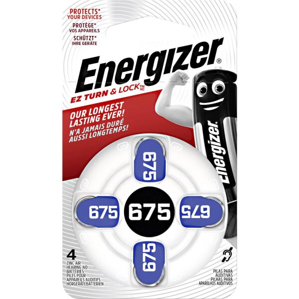 Energizer 675 4ks 7638900349252