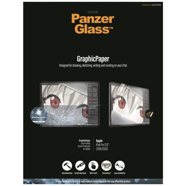 PanzerGlass PanzerGlass GraphicPaper iPad Pro 12,9" (18,20,21) Anti Glare, Case Friendly, Antibacterial