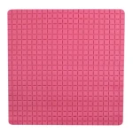 MSV Protišmyková podložka do sprchy QUADRO Premium ružová / SBS kaučuk / 54 x 54 cm