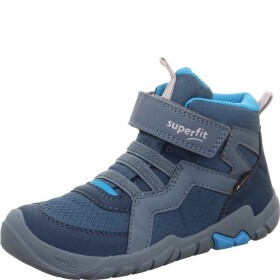 Chlapčenská celoročná barefoot obuv Superfit TRACE GTX Blue/Turquoise 1-006034-8020 - 28