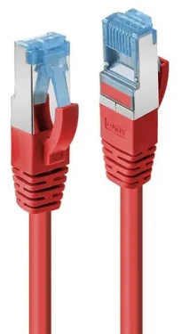 Lindy Cat6a S/FTP červená 1 m / Patch kábel / PIMF / LSZH / RJ45-RJ45 / 1 Gbit/s (47162)