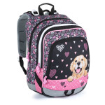 Školský batoh Bagmaster Alfa 21 A Black/pink