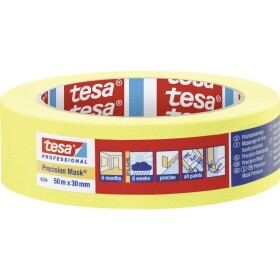 Tesa PRECISION 04334-00002-00 krepová lepiaca páska Precízny krep® žltá (d x š) 50 m x 30 mm 1 ks; 04334-00002-00