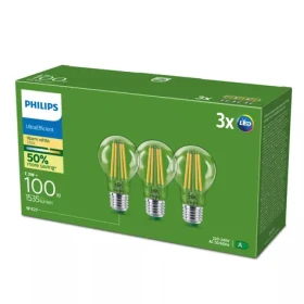 Philips Ultra Efficient A60 7,3W (100W) E27 2700K 3 ks / LED žiarovka / Teplá biela (929003625131)