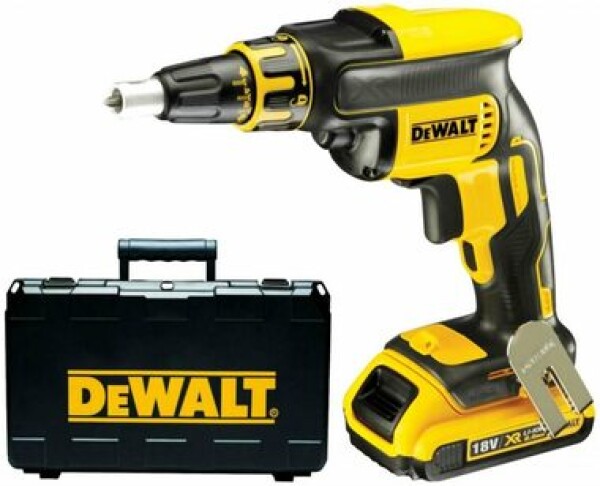 DeWalt DCF620D2 / Aku skrutkovač do sadrokartónu / 18V / 4400 ot-min / 2x 2Ah / nabíjačka / kufor (DCF620D2)