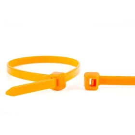 WKK sťahovacia páska 300x3,6 mm oranžová / Sťahovacia páska / plast / uvoľniteľná / 100 ks (110194371)