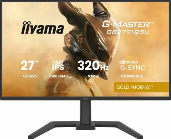 27" IIYAMA G-Master GB2791QSU-B1 čierna / LED / IPS / 2560 x 1440 / 16:9 / 0.6 ms / 1000:1 / 350cd-m2 / VESA (GB2791QSU-B1)