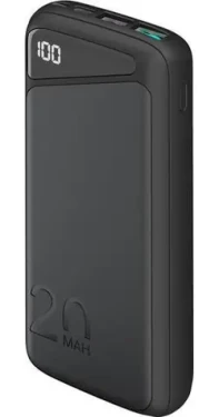 Goobay 20000mAh čierna / Powerbanka / USB-C PD / QC3.0 / LED displej / 5A (53939)