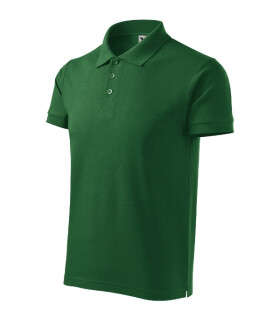 Bavlna Heavy pánske polo tričko fľaša zelená 2XL