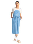 Element APRON DENIM BLEACHED luxusné plesové šaty dlhé - XS