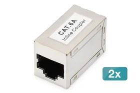 Digitus modulární spojka RJ45 CAT 6A stíněná / Spojka RJ45 / 2 ks (DN-93905-2)