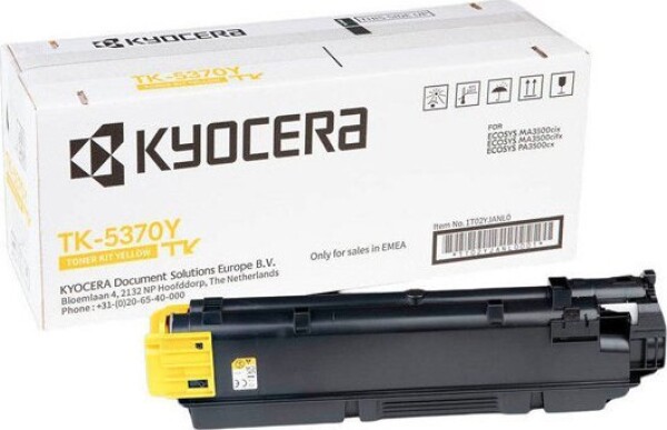 Kyocera Kyocera originálny toner 1T02YJANL0, TK-5370Y, yellow, 5000s, Kyocera PA3500cx, MA3500cix/cifx, O
