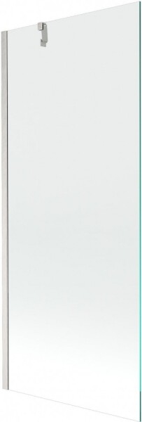 MEXEN/S - Next vaňová zástena FIX 80 x 150, transparent, nikel kefovaná 895-080-000-00-00-97